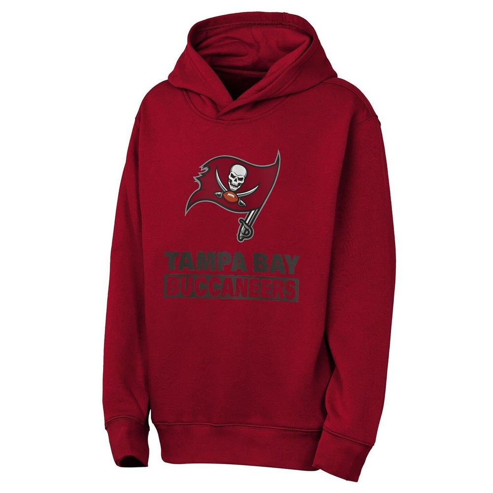 Outerstuff Red Tampa Bay Buccaneers Back to Basics Hoodie Youth Medium